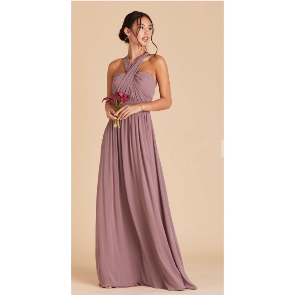 Floor length BIRDY GREY gown. Size S. NWT.